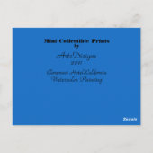 Claremont Hotel/CA - Mini Collectible Prints Briefkaart (Achterkant)