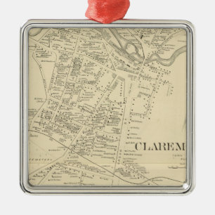 Claremont PO Metalen Ornament