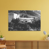 Claremont, Uitzicht van Padua Hills Theatr in Cali Canvas Afdruk (Insitu (Woonkamer))