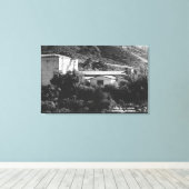 Claremont, Uitzicht van Padua Hills Theatr in Cali Canvas Afdruk (Insitu (Houten vloer))