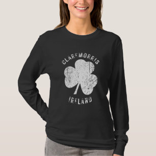 Claremorris Mayo Ierland Vintage Shamrock Kledij T-shirt