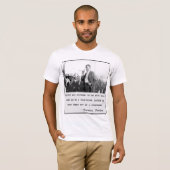 Clarence Darrow Justice gaat uit Courtroom T-shirt (Voorkant volledig)