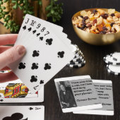 Clarence Darrow & Obituary Quote Pokerkaarten (Insitu)