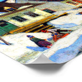 Clarence Gagnon - A Quebec Village Poster (Hoek)