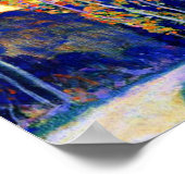 Clarence Gagnon art, Evening, Siena Poster (Hoek)