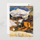 Clarence Gagnon art, Limoen Kiln, Baie-Saint Paul Briefkaart (Voorkant / Achterkant)