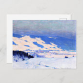 Clarence Gagnon - Baie-Saint-Paul Briefkaart (Voorkant / Achterkant)