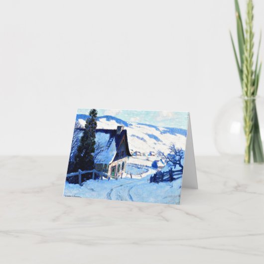 Clarence Gagnon - Boerderij Wenskaart Bedankkaart (Voorkant)