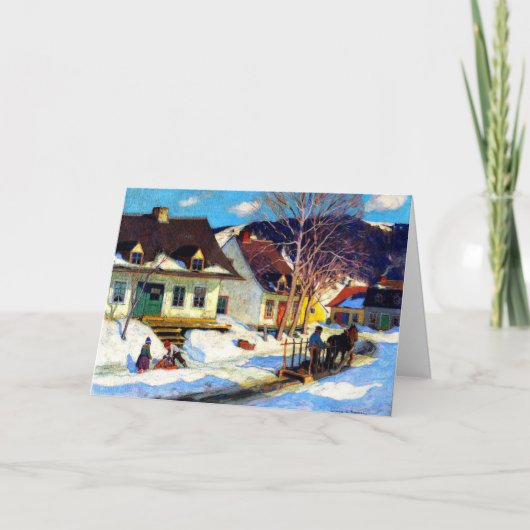 Clarence Gagnon - een Briefkaart in Quebec (Voorkant)