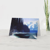 Clarence Gagnon - Een stille stroom van het noorde Kaart (Voorkant)