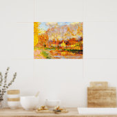 Clarence Gagnon kunst, Canal du Loing, Moret Poster (Keuken)