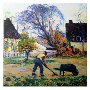 Clarence Gagnon kunst - Herfsttafereel, Baie-Saint Tegeltje