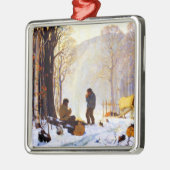 Clarence Gagnon - Lonely Village Metalen Ornament (Links)