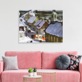 Clarence Gagnon - Midnight Mass Canvas Afdruk (Insitu (Woonkamer))