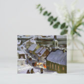 Clarence Gagnon - Midnight Mass Wenskaart Kaart (Staand voorkant)