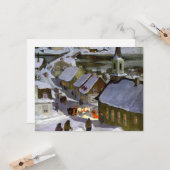 Clarence Gagnon - Midnight Mass Wenskaart Kaart (Voorkant / Achterkant in situ)