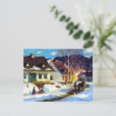 Clarence Gagnon - Quebec Village Briefkaart (Staand voorkant)