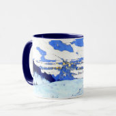 Clarence Gagnon - Schemering, Baie Saint Paul, Mok (Voorkant links)