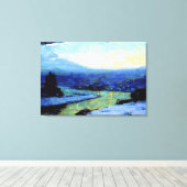 Clarence Gagnon-schilderij, Twilight, 1913 Canvas Afdruk (Insitu (Houten vloer))