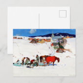 Clarence Gagnon - The Ice Harvest Briefkaart (Voorkant / Achterkant)