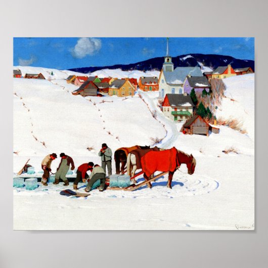 Clarence Gagnon - The Ice Harvest Poster (Voorkant)