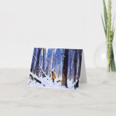 Clarence Gagnon - Trapper in the Woods Bedankkaart (Voorkant)