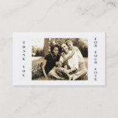 Clarence Gillispie, Community Action Organizer... Visitekaartje (Achterkant)