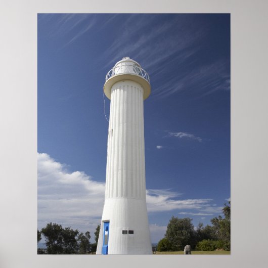 Clarence Head Lighthouse, Yamba, Nieuw Zuid Poster (Voorkant)