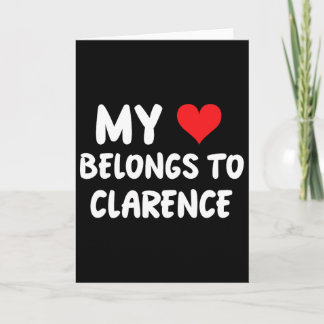 Clarence - Mijn hart behoort toe aan Clarence - Li Kaart