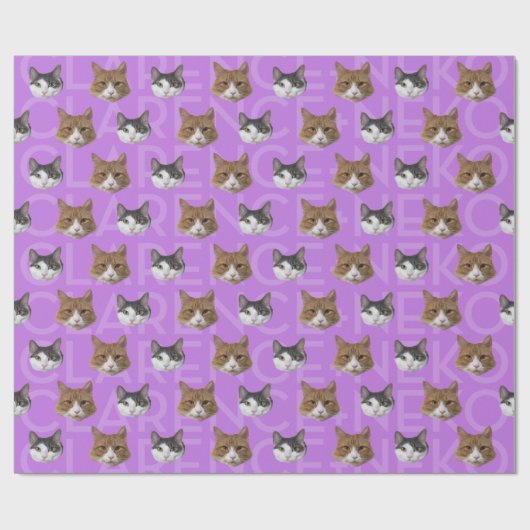 Clarence+Neko Wrapping Paper Cadeaupapier (Vlak)