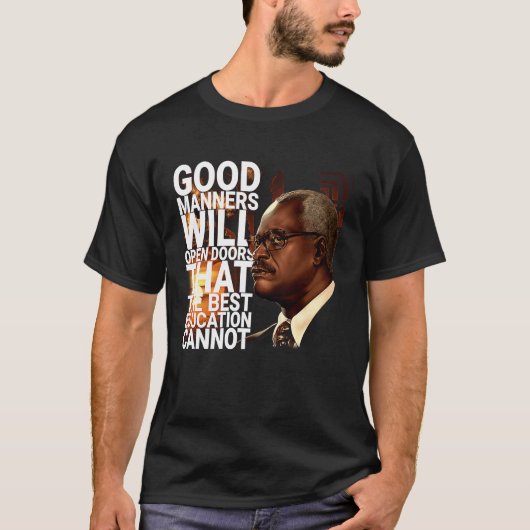 Clarence Thomas Creëer Equal Quotes Justice T-shirt (Voorkant)