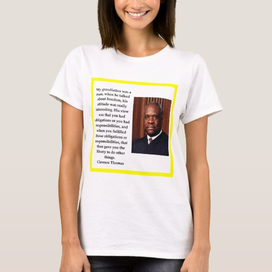 Clarence Thomas T-shirt (Voorkant)