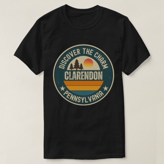 Clarendon, Pennsylvania T-shirt (Design voorkant)