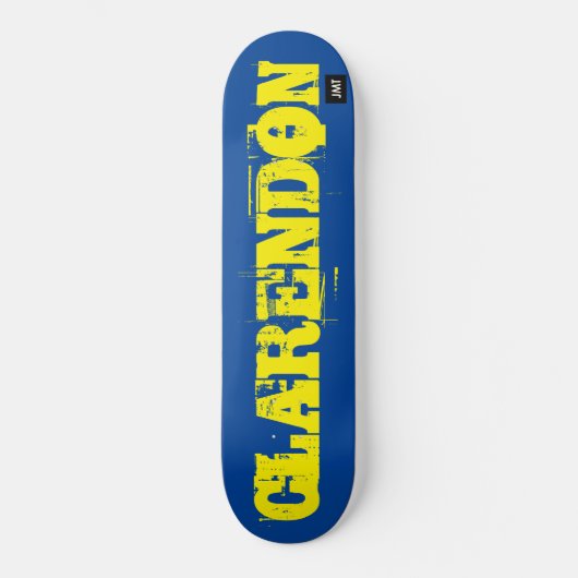 CLARENDON SKATEBOARDS / JMT (Voorkant)