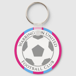 Claret & Blue Football Club Sleutelhanger