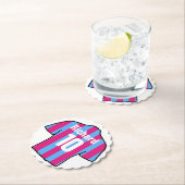 Claret en Blue Football Fan Kartonnen Onderzetters (Insitu)