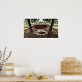 Claret Hammock Digitale Foto Poster (Keuken)