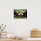 Claret Hammock Sun Pet Zonnebril Poster (Keuken)