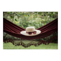 Claret Hammock Sun Pet Zonnebril Poster