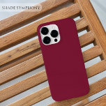 Claret Red - 1 van Top 25 Solid Red Shades Voor Case-Mate iPhone 14 Pro Max Hoesje<br><div class="desc">Introductie van onze RED Solid Phone Case - een elegant en duurzaam accessoire dat is ontworpen om de stijl van uw smartphone aan te vullen en tegelijkertijd betrouwbare bescherming te bieden. Dit dunne hoesje is vervaardigd uit hoogwaardige materialen en garandeert een comfortabele grip en gemakkelijke toegang tot alle knoppen en...</div>