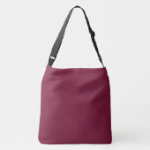 Claret Solid Blank Crossbody Tas (Achterkant)