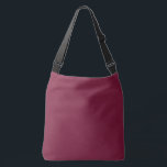 Claret Solid Blank Crossbody Tas<br><div class="desc">Abstracte klassieke luxe zachte mode rode achtergrond Hex# 7A1535</div>
