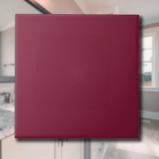 Claret Solid Color | Klassiek | Elegant Tegeltje