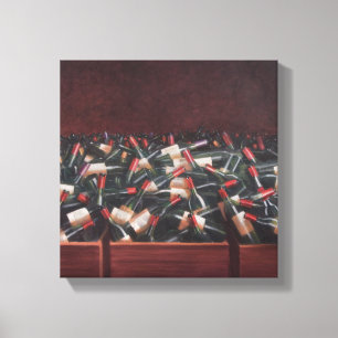 Claret Tasting Canvas Afdruk