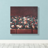Claret Tasting Canvas Afdruk (Insitu (Houten vloer))