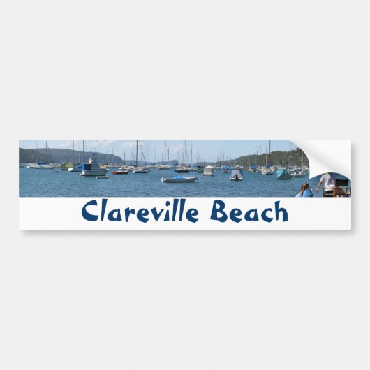 Clareville Beach Bumpersticker (Voorkant)