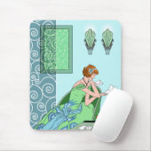 Clarice's Letter - Art Deco Mode Design Muismat (Met muis)