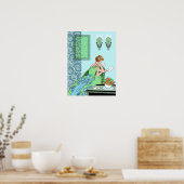 Clarice's Letter - Art Deco Mode Design Poster (Keuken)