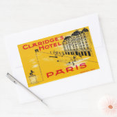Claridge's Hotel Rechthoekige Sticker (Envelop)