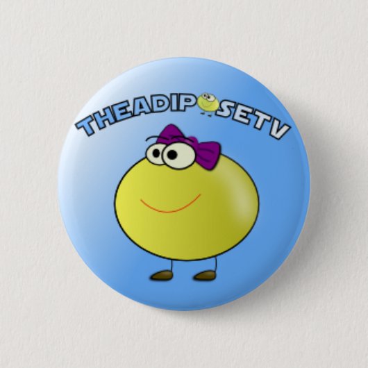 Clariepose Badge Ronde Button 5,7 Cm (Voorkant)